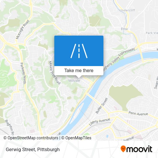 Mapa de Gerwig Street