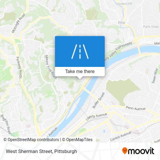 Mapa de West Sherman Street