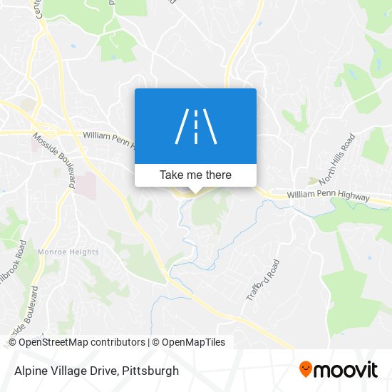 Mapa de Alpine Village Drive