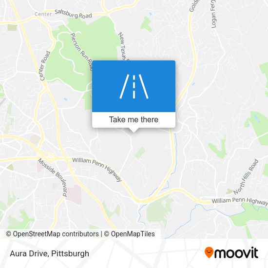 Mapa de Aura Drive