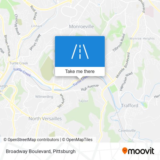 Mapa de Broadway Boulevard