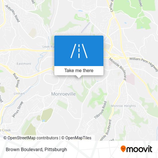 Mapa de Brown Boulevard