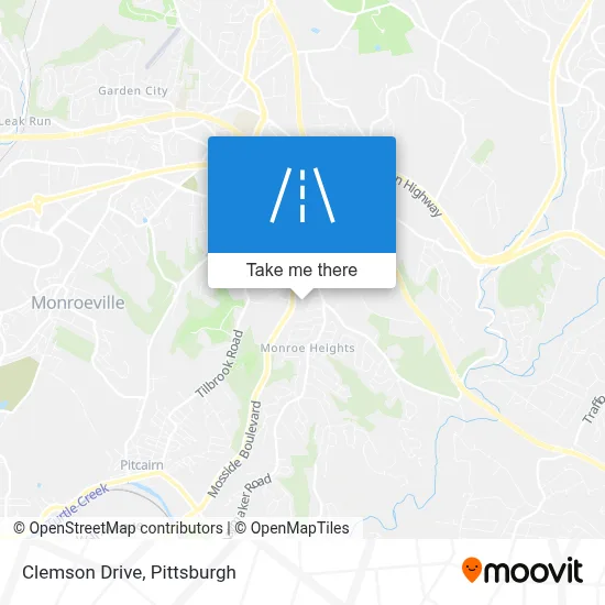 Clemson Drive map