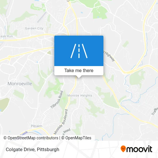 Colgate Drive map