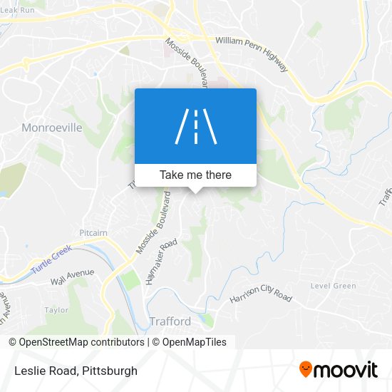 Mapa de Leslie Road
