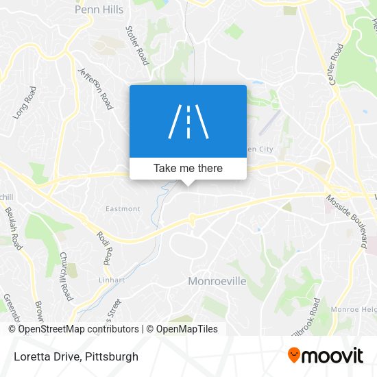 Mapa de Loretta Drive