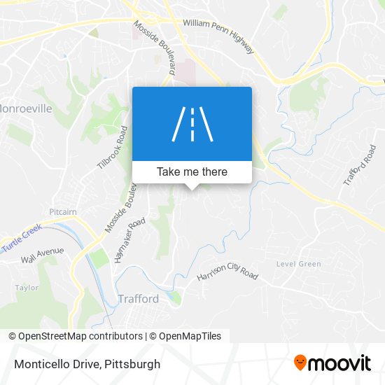 Monticello Drive map