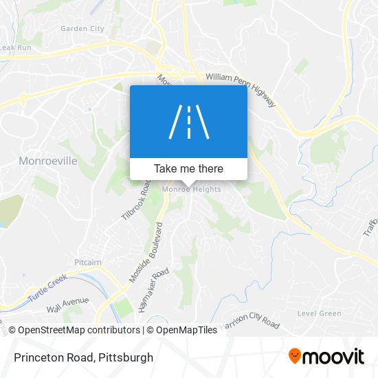 Mapa de Princeton Road