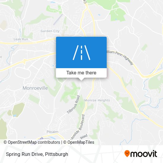 Mapa de Spring Run Drive