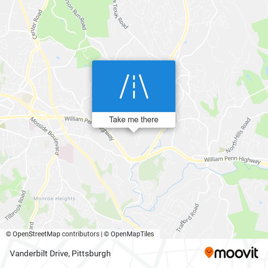 Mapa de Vanderbilt Drive