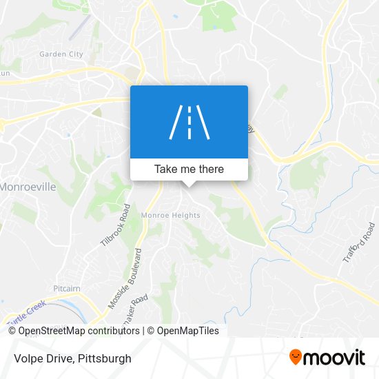 Mapa de Volpe Drive