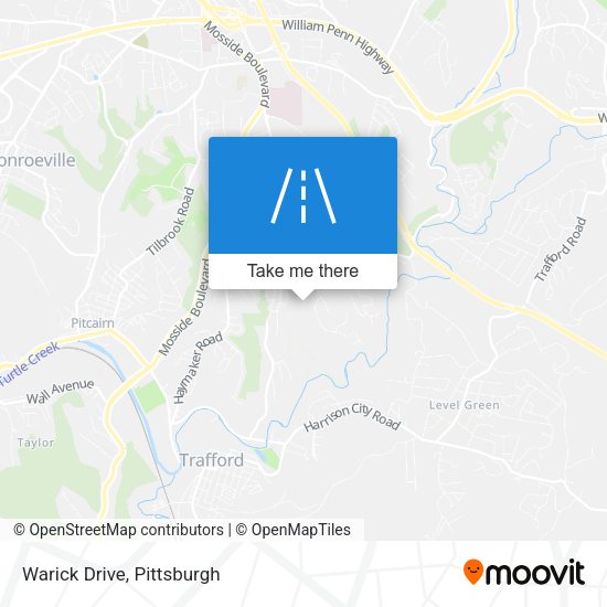 Warick Drive map