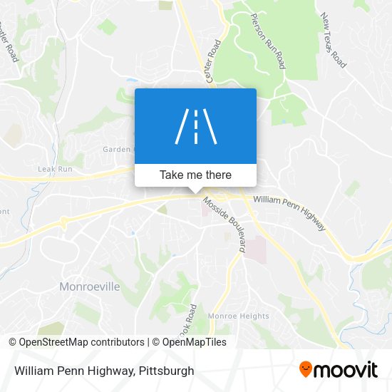 William Penn Highway map