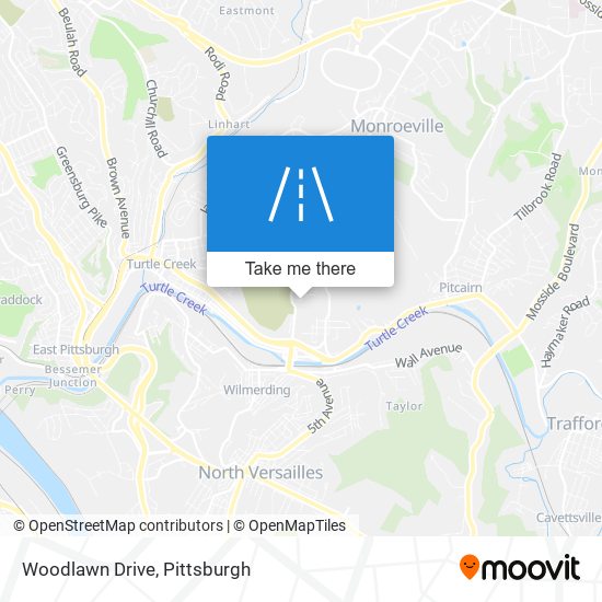 Mapa de Woodlawn Drive