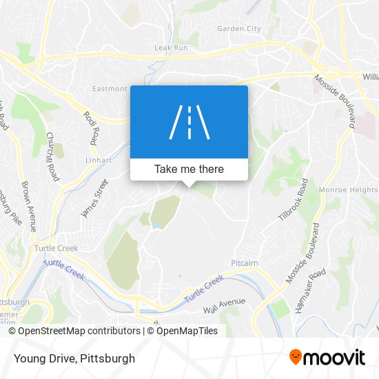 Young Drive map