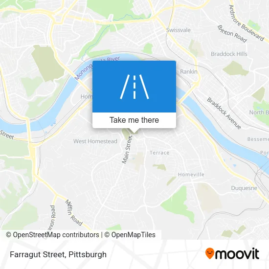 Farragut Street map