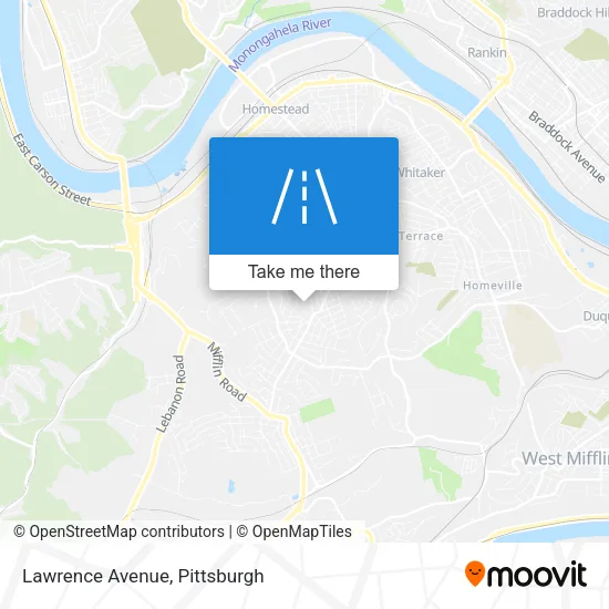 Lawrence Avenue map