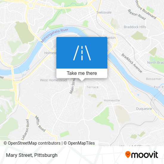 Mapa de Mary Street