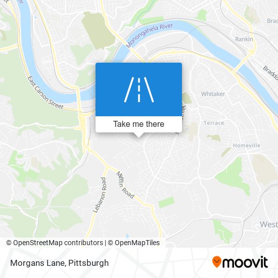 Morgans Lane map