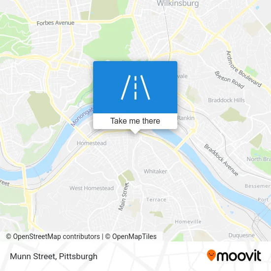 Munn Street map
