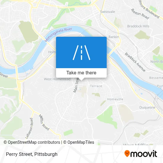Perry Street map