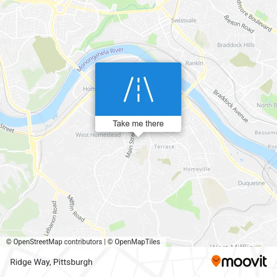 Ridge Way map