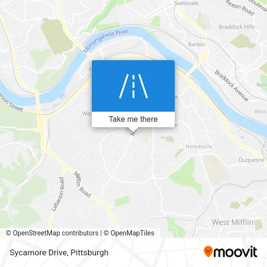 Sycamore Drive map
