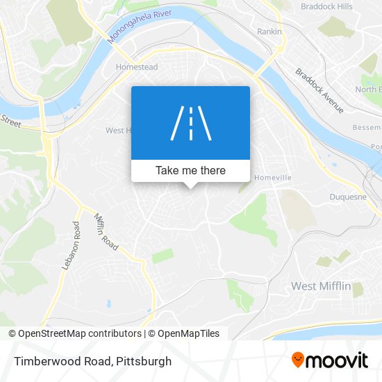 Timberwood Road map