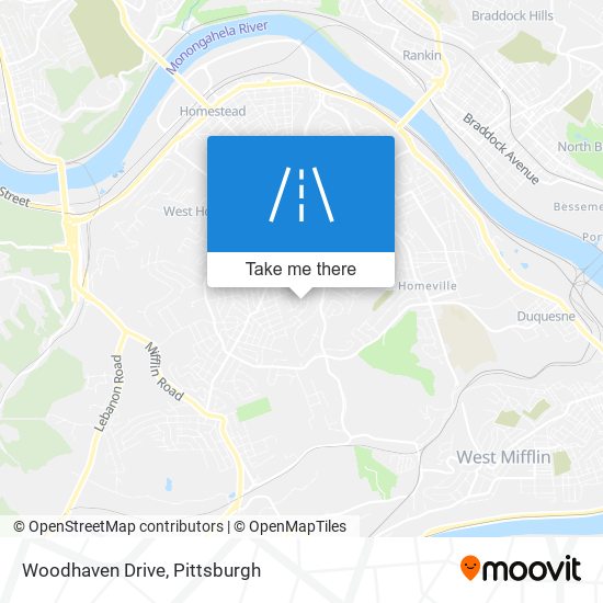 Woodhaven Drive map