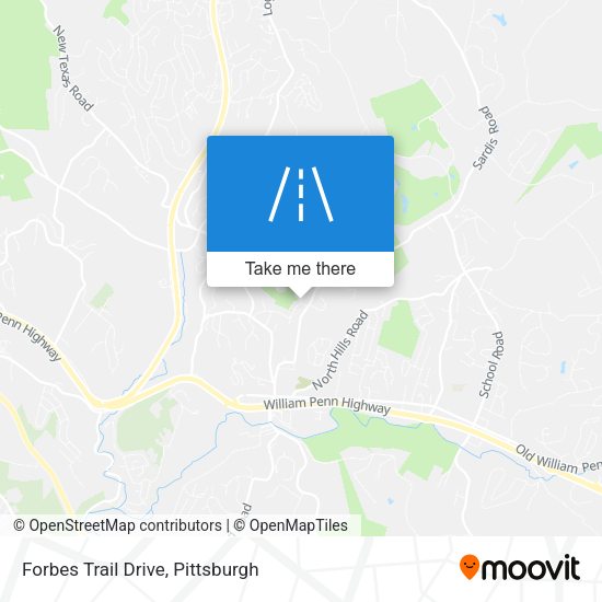 Mapa de Forbes Trail Drive