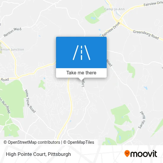 High Pointe Court map