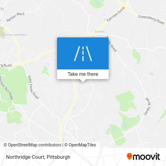Northridge Court map