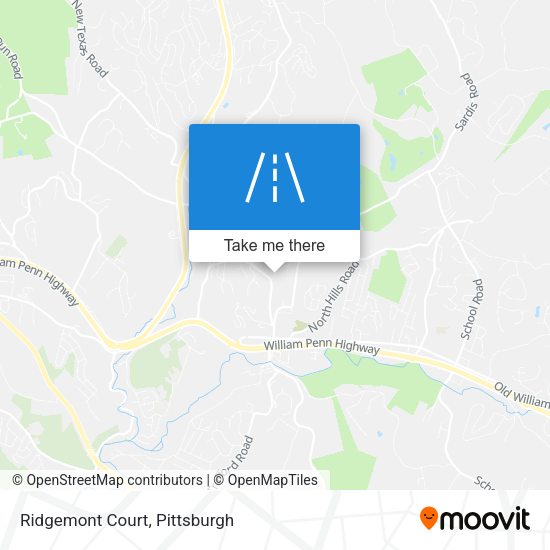 Mapa de Ridgemont Court