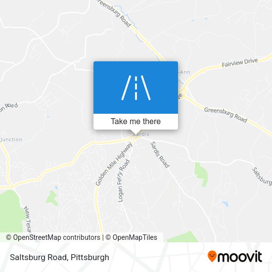 Mapa de Saltsburg Road