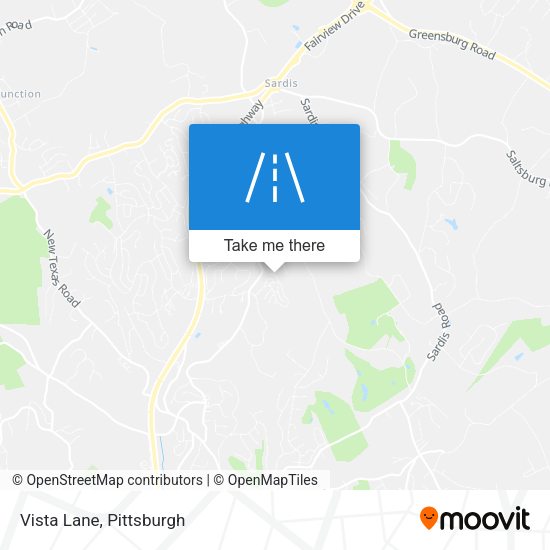 Mapa de Vista Lane