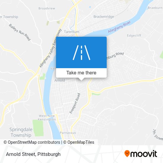 Mapa de Arnold Street