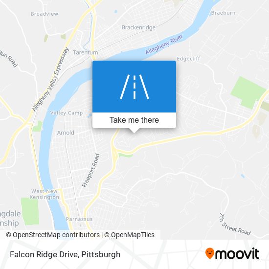 Mapa de Falcon Ridge Drive