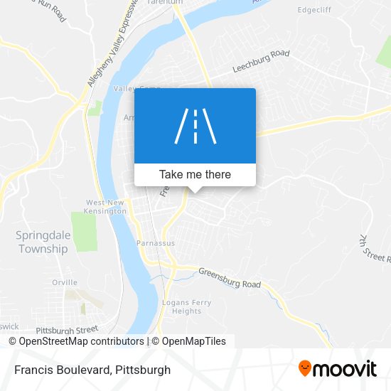 Mapa de Francis Boulevard
