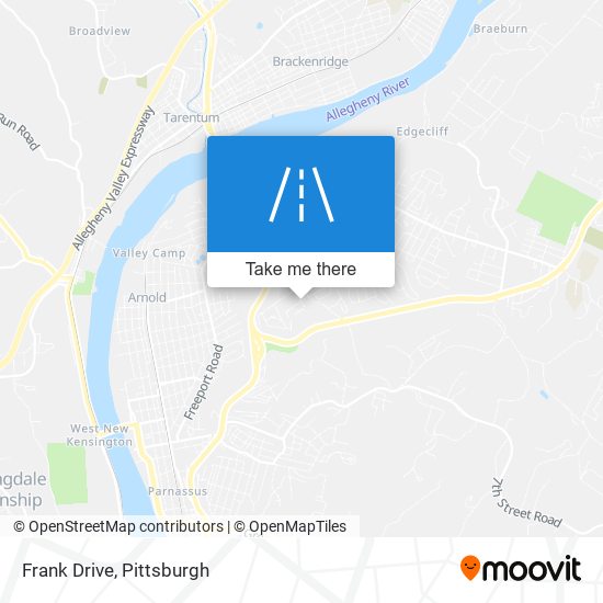 Frank Drive map