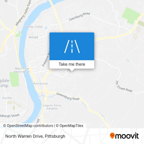 Mapa de North Warren Drive
