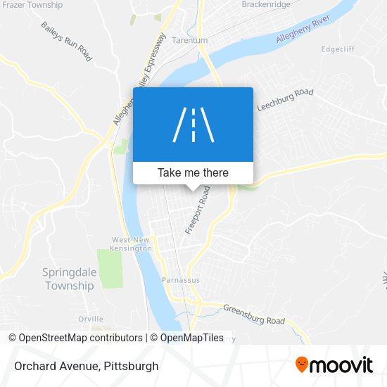 Mapa de Orchard Avenue
