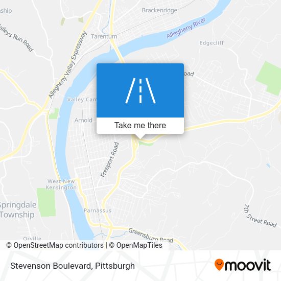 Stevenson Boulevard map