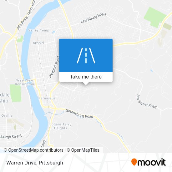 Mapa de Warren Drive