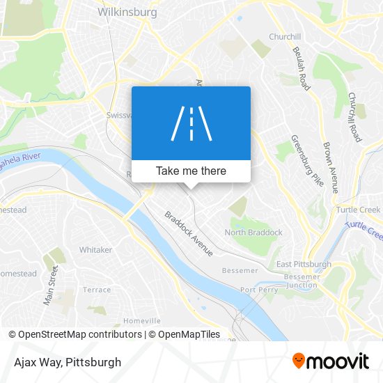 Ajax Way map