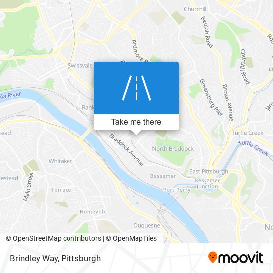 Brindley Way map