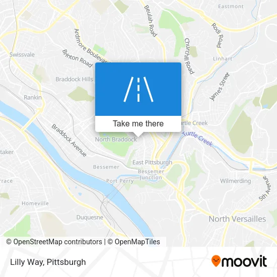 Lilly Way map