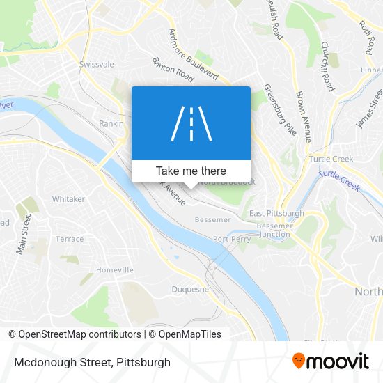 Mcdonough Street map