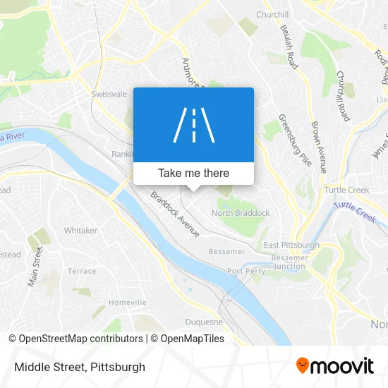 Middle Street map