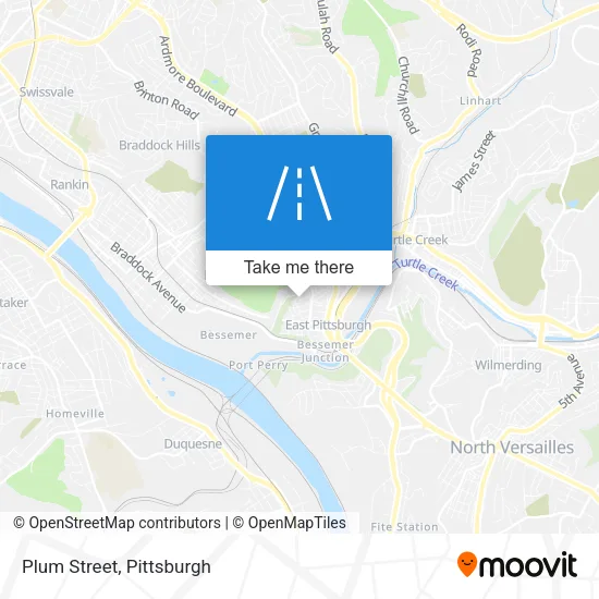 Plum Street map