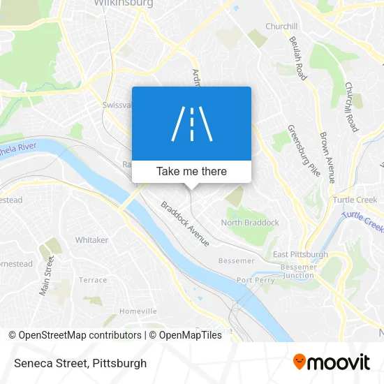 Seneca Street map